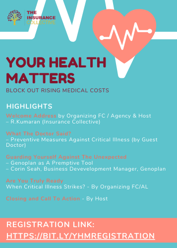 health event for client acquisition