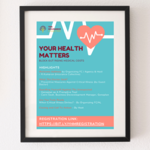 health matter event for financial consultant